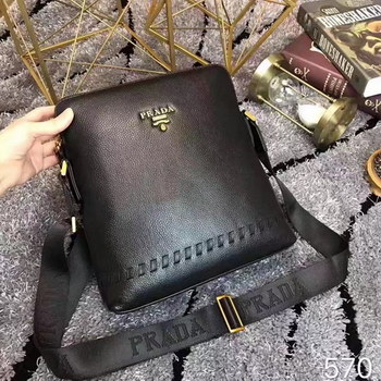 Replica Prada 570 Men Leather Messenger Bag