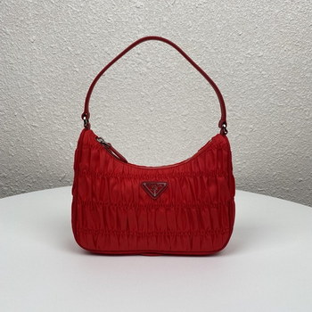 Replica Replica Prada 1NE204 Nylon and Saffiano Leather Mini Bag Red
