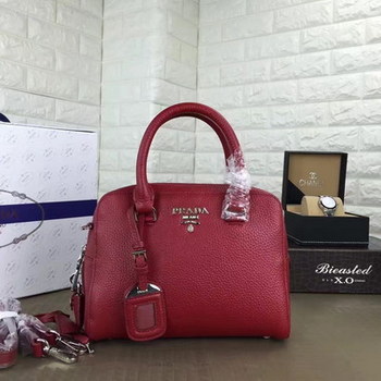 Replica 2016 New Arrival Prada 2980 Genuine Leather Women Handbag Red