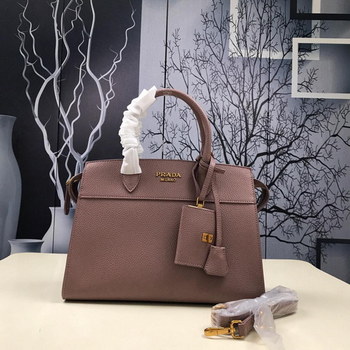 Replica Prada 1BA047 Women Esplanade Leather Bag Rose
