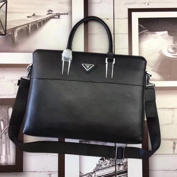 Replica Prada 85633 Men Leather Briefcase
