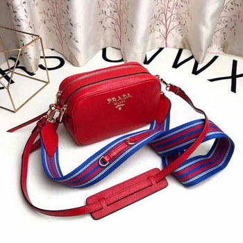 Replica Replica Prada 1BH082 Calf Leather Women Shoulder Bag Red