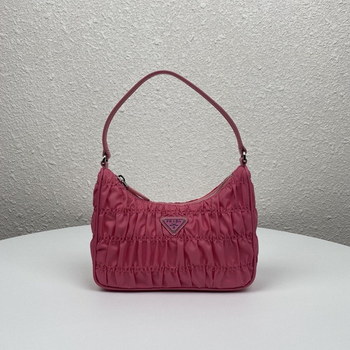 Replica Replica Prada 1NE204 Nylon and Saffiano Leather Mini Bag Rose