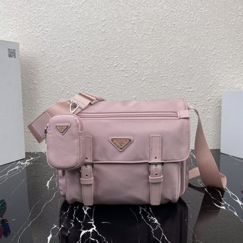 Replica Replica Prada 1BD953 Re Nylon Shoulder Bag Pink