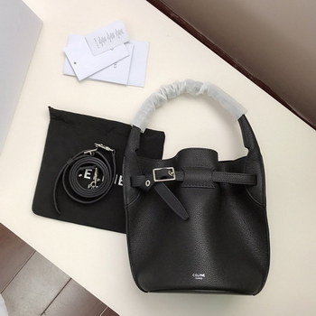 Replica Replica Celine Big Bag Nano Bucket in Supple grained Calfskin Black
