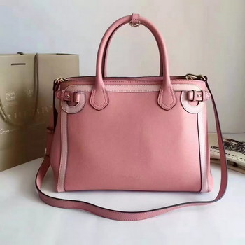Replica Top Quality Burberry The Banner Medium Leather Signature Bags Pink