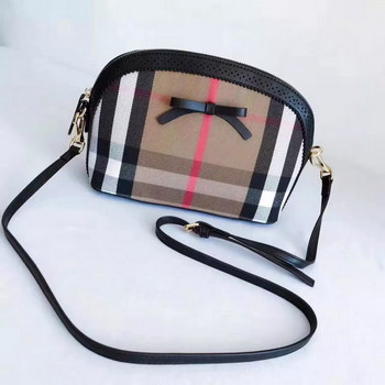 Replica Burberry Hourse Check Mini Orchard Crossbody Bag Black
