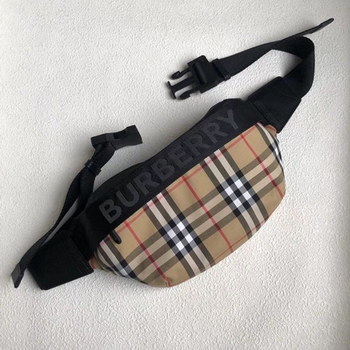 Replica Replica Burberry Women Medium Vintage Check Bum Bag