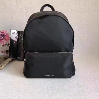 Replica Burberry Leather Trim Nylon Men Backpack