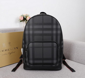 Replica Replica Burberry Men 80051601 London Check and Leather Backpack