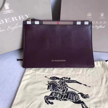 Replica Burberry 2017 New Leather Clutch Bag