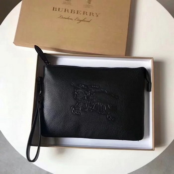 Replica Replica Burberry Men Big Clutch Bag Black