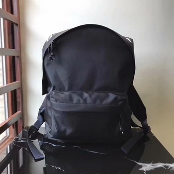 Replica Cheap Replica Balenciaga Embroidered Nylon Wheel Backpack Black