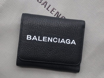 Replica Replica Balenciaga Zipper Wallet Black 5