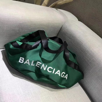 Replica Balenciaga Men Gym Bag Green