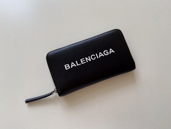 Replica Replica Balenciaga Zipper Wallet Black