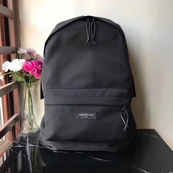 Replica Replica Balenciaga Explorer Men Backpack With Logo Black
