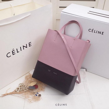 Replica Replica Celine Cabas in Grained Calfskin Pink and Black