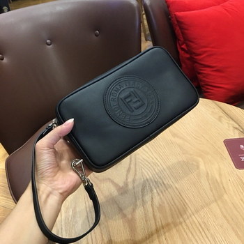 Replica Replica Fendi Mens Pouch Black With Bugs Eyes 002