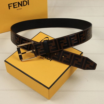 Replica Cheap Replica Fendi Leather Belt Width 38CM 002