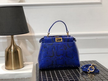 Replica Replica Fendi Peekaboo Iconic Mini Python handbag 004