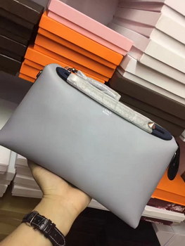 Replica Fendi Lei Bag Burgundy Selleria Boston Bag Grey