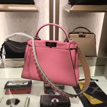 Replica Replica Fendi Peekaboo 33cm Women Handbag Pink Leather