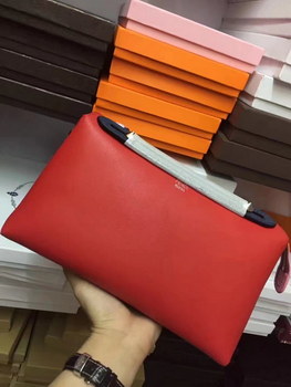 Replica Fendi Lei Bag Burgundy Selleria Boston Bag Red