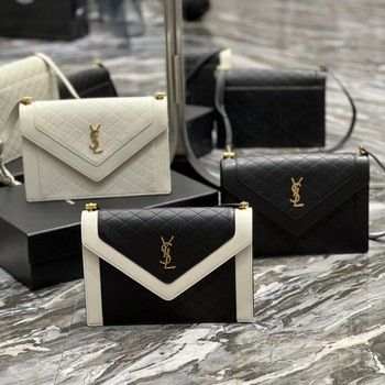 Replica Imitation Saint Laurent Gaby Chain Wallet in Lambskin Spring Hot Selling