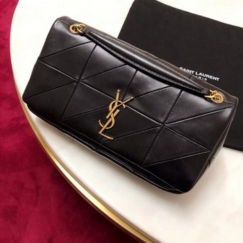 Replica Replica Saint Laurent Jamie Chain Wallet Carre Rive Gauche In Lambskin Women Shoulder Bag Black