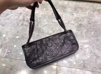 Replica Replcai Saint Laurent NIKI Small Chain Shoulder Bag Black Logo