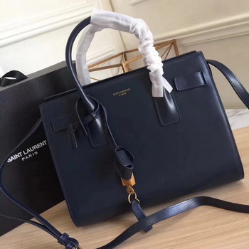 Replica Saint Laurent 32cm Sac De Jour Souple Duffle Bag in Blue