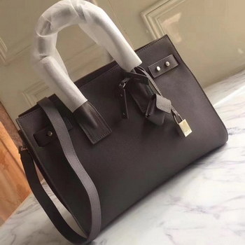 Replica Saint Laurent 32cm Sac De Jour Souple Duffle Bag in Grey