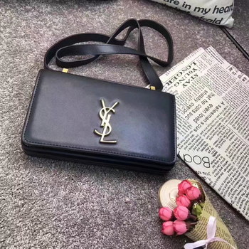 Replica Saint Laurent Paris New Style Women Leather Shoulder Bag Black