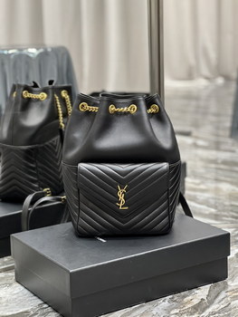 Replica New Style Copy Saint Laurent Joe Backpack in Lambskin in Lambskin Spring Top Sale Black