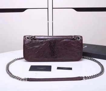 Replica Top Sale Saint Laurent NIKI Small Chain Shoulder Bag Dark Red