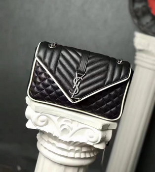 Replica Yves Saint Laurent Classics Small Soft Envelope Chain Bag Black