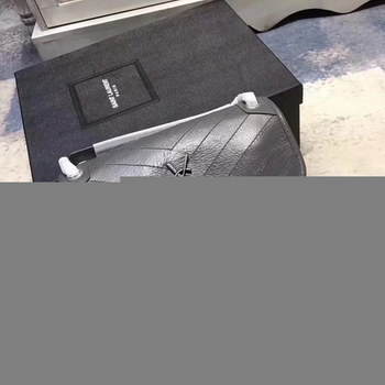 Replica 2018 Hot Sale Saint Laurent Baby NIKI Chain Shoulder Bag Grey