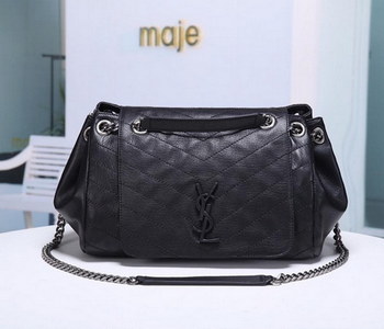 Replica Replcai Saint Laurent Nolita Handbag in Vintag Leather Black