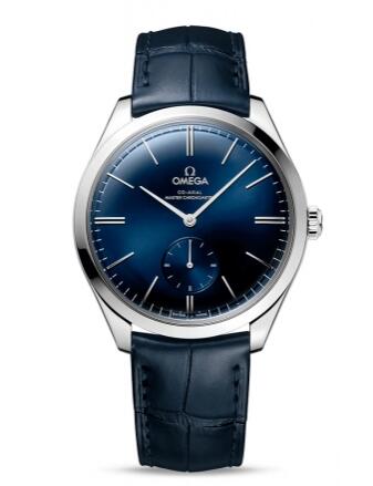 Replica Omega De Ville Tresor Master Chronometer Small Second Stainless Steel Blue Replica Watch 43513402103002 Best Buy Cheap Price Replica Watch