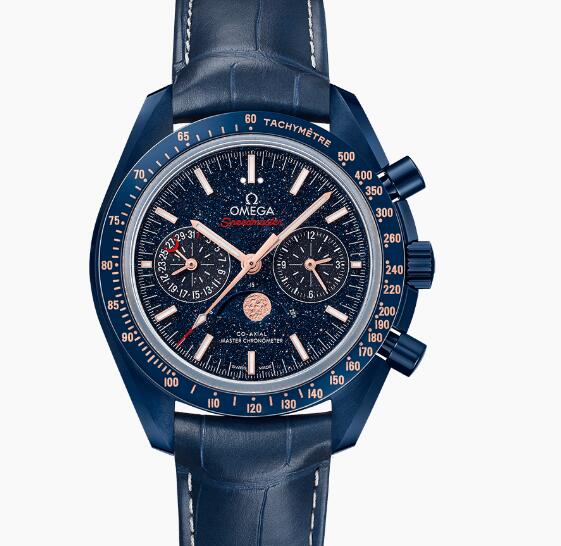 Replica Replica Watch Omega Speedmaster Moonwatch Chronograph 4425mm Blue ceramic Anti magnetic 30493445203002 Best Buy Cheap Price Replica Watch