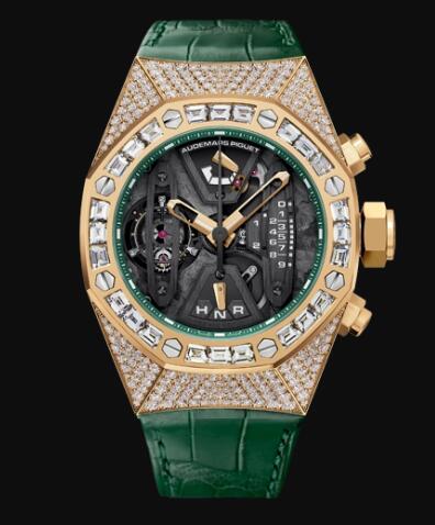 Replica Audemars Piguet Royal Oak Concept 26223 Tourbillon Chronograph Yellow Gold Diamond Replica Watch 26225BAZZD400CR01 Best Buy Cheap Price Replica Watch