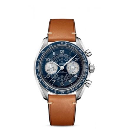 Replica Omega Speedmaster Chronoscope Master Chronometer Stainless Steel Blue Calf Replica Watch 32932435103001 Best Buy Cheap Price Replica Watch
