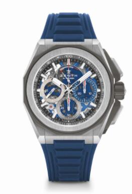 Replica Zenith Defy Extreme Titanium Blue Rubber Replica Watch 979100900402I001 Best Buy Cheap Price Replica Watch