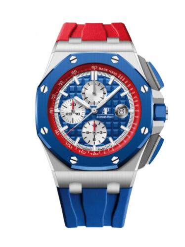 Replica Audemars Piguet Royal Oak Offshore 44 Stainless Steel Ceramic BlueRed Replica Watch 26400SOOOA502CA01 Best Buy Cheap Price Replica Watch