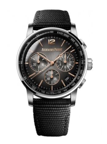 Replica Audemars Piguet CODE 1159 Chronograph Selfwinding White Gold Rose Gold Grey Fabric Replica Watch 26393CROOA002KB01 Best Buy Cheap Price Replica Watch