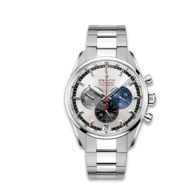 Replica Zenith El Primero Striking 10th Stainless Steel Silver Bracelet Replica Watch 032041405269M2040 Best Buy Cheap Price Replica Watch