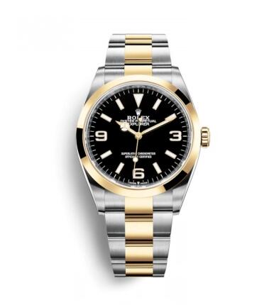 Replica Rolex Explorer 36 Stainless Steel Yellow Gold Replica Watch 124273 0001 Best Buy Cheap Price Replica Watch