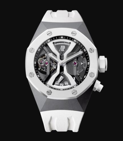 Replica Audemars Piguet Royal Oak Concept 26580 GMT Tourbillon Titanium White Ceramics Replica Watch 26580IOOOD010CA01 Best Buy Cheap Price Replica Watch