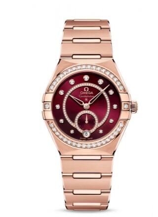 Replica Replica Omega Constellation Master Chronometer Small Seconds 34 Sedna Gold Diamond Black Bracelet Watch 13155342061001 Best Buy Cheap Price Replica Watch
